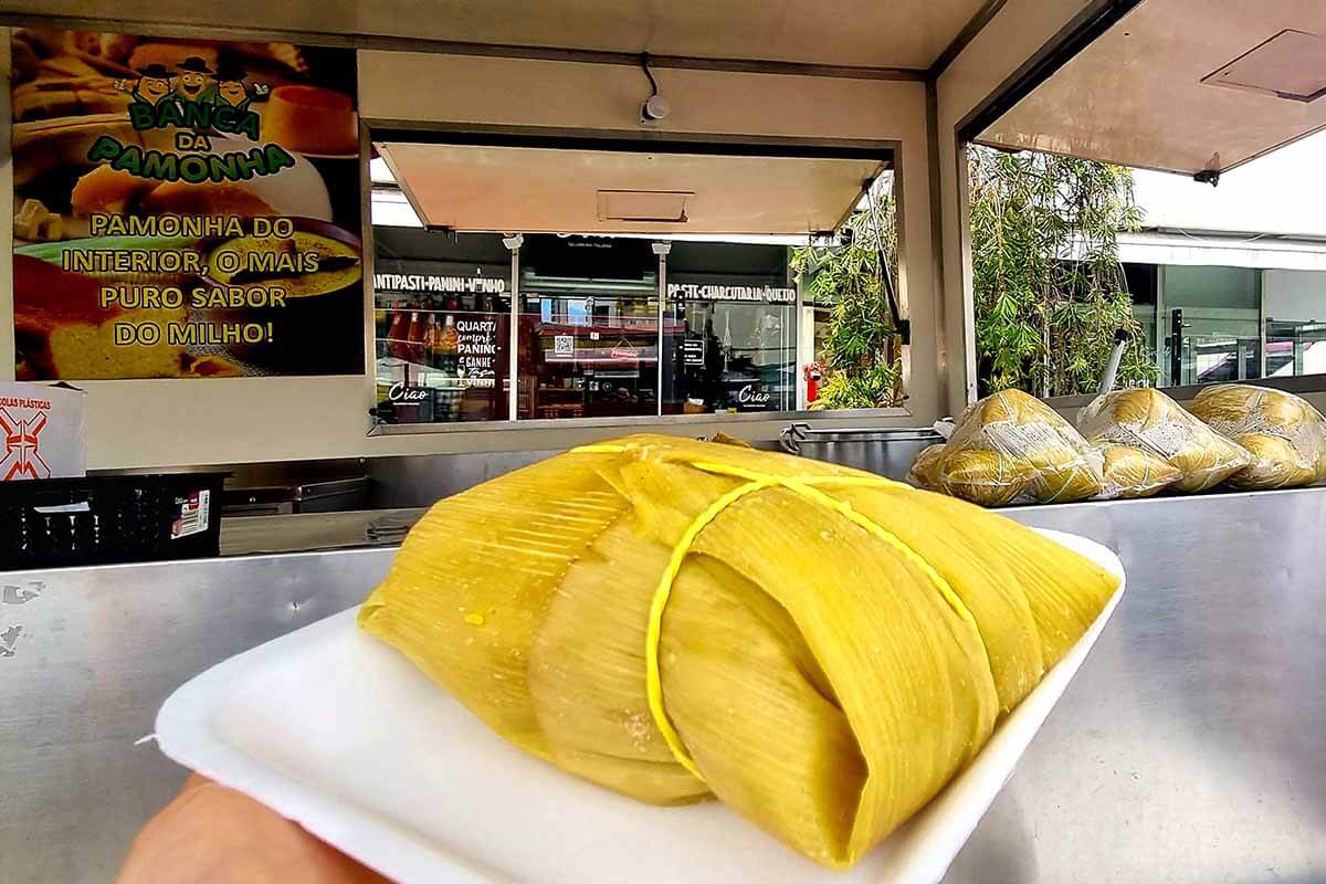 Pamonha traditional brazilian food